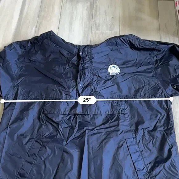 Tri Mountain Pabst Blue‎ Ribbon Beer Windbreaker Mens XL Pullover Quarter Zip - Picture 6 of 6